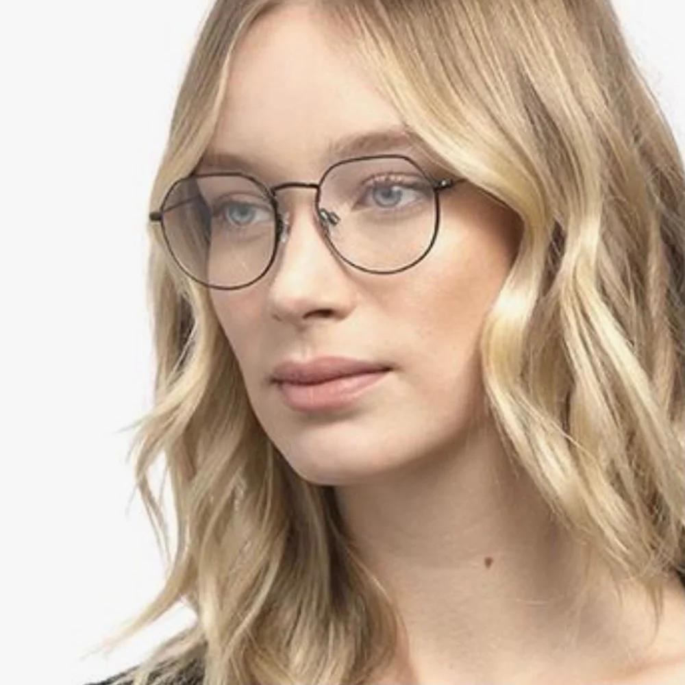 DIFF James Blue Light Glasses Gold or Rose Gold Frame Blue Light Blocking Lens